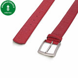 Immaculate Vegan - NAE Vegan Shoes Belt Seva Red