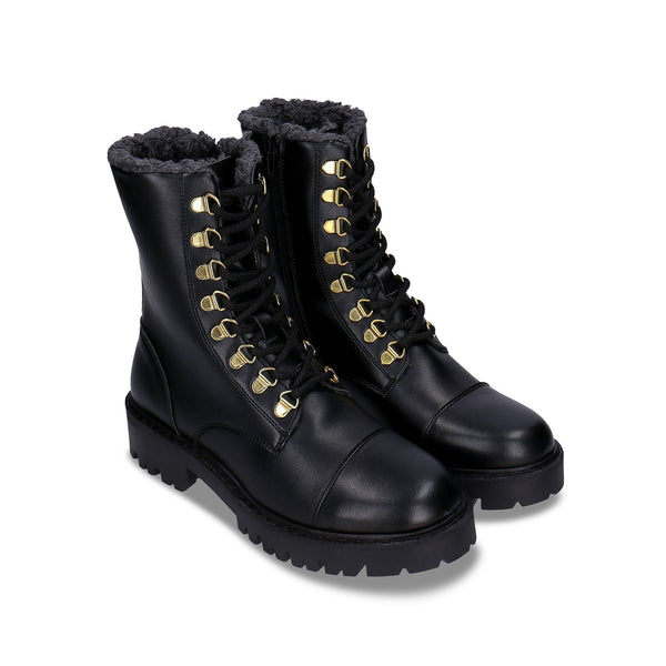 NAE Vegan Shoes Elia Black mid-calf warm women boots