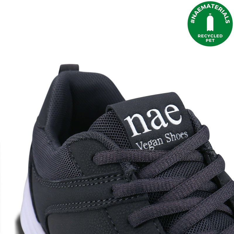 NAE Vegan Shoes Hade Grey vegan sneaker low-top