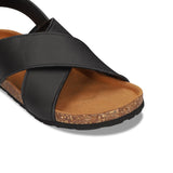 Immaculate Vegan - NAE Vegan Shoes LANTA Black Vegan Sandals