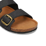 Immaculate Vegan - NAE Vegan Shoes LIPE Black Vegan Sandals