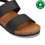 Immaculate Vegan - NAE Vegan Shoes MAK Black Vegan Sandals