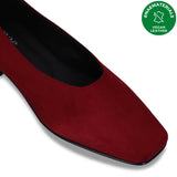 Immaculate Vegan - NAE Vegan Shoes Melita Bordeaux vegan ballerina flat heel