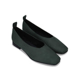 Immaculate Vegan - NAE Vegan Shoes Melita Green vegan ballerina flat heel