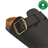 Immaculate Vegan - NAE Vegan Shoes PODA Black Vegan Sandals