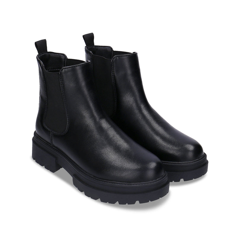 NAE Vegan Shoes Rebe Black chelsea ankle boot