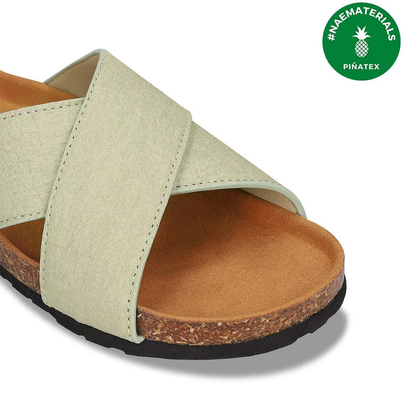 NAE Vegan Shoes SAMUI Green Vegan Sandals