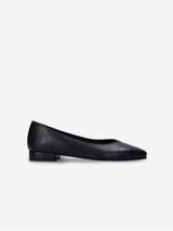 Immaculate Vegan - NAE Vegan Shoes Pam Women's Vegan Apple Leather Ballerina Flats | Black UK3 / EU36 / US5