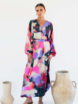 Immaculate Vegan - Neu Nomads Sunita Maxi Dress - Print Big Gem / XXS