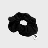 Immaculate Vegan - New Orchard Upcycled Organic Cotton Scrunchies | Multiple Colours Charcoal Black