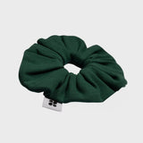 Immaculate Vegan - New Orchard Upcycled Organic Cotton Scrunchies | Multiple Colours Deep Green