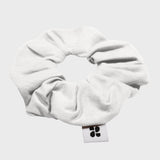 Immaculate Vegan - New Orchard Upcycled Organic Cotton Scrunchies | Multiple Colours Frosted White