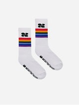 Immaculate Vegan - New Orchard Sports Unisex Cotton Socks | Rainbow