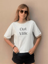 Immaculate Vegan - New Orchard Oat Milk Organic Cotton T-Shirt | Off White XS