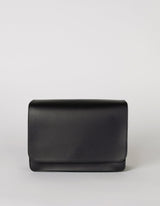 Immaculate Vegan - O My Bag Audrey Apple Leather Vegan Crossbody | Black Black / Vegan Uppeal™ / Medium