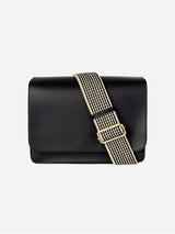 Immaculate Vegan - O My Bag Audrey Apple Leather Vegan Crossbody | Black Black / Vegan Uppeal™ / Medium