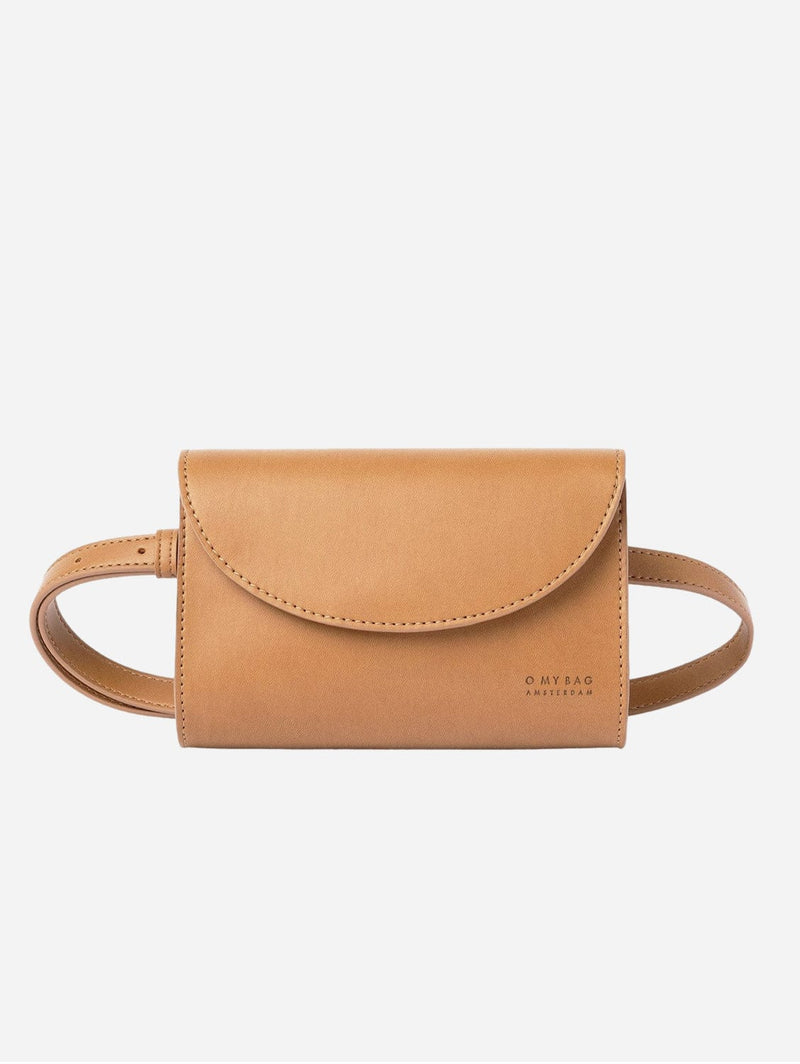 O My Bag Sanne Apple Leather Vegan Belt Bag | Cognac Cognac / Vegan Uppeal™