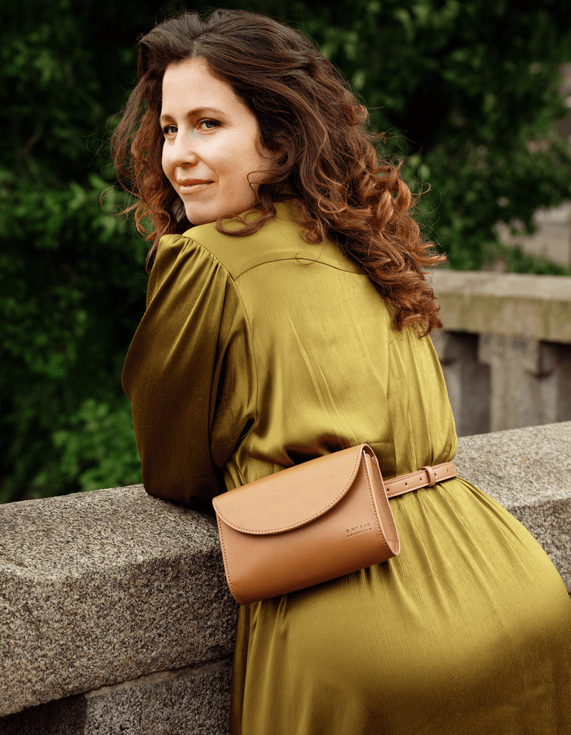 O My Bag Sanne Belt Bag - Cognac Vegan Uppeal™ Cognac / Vegan Uppeal™