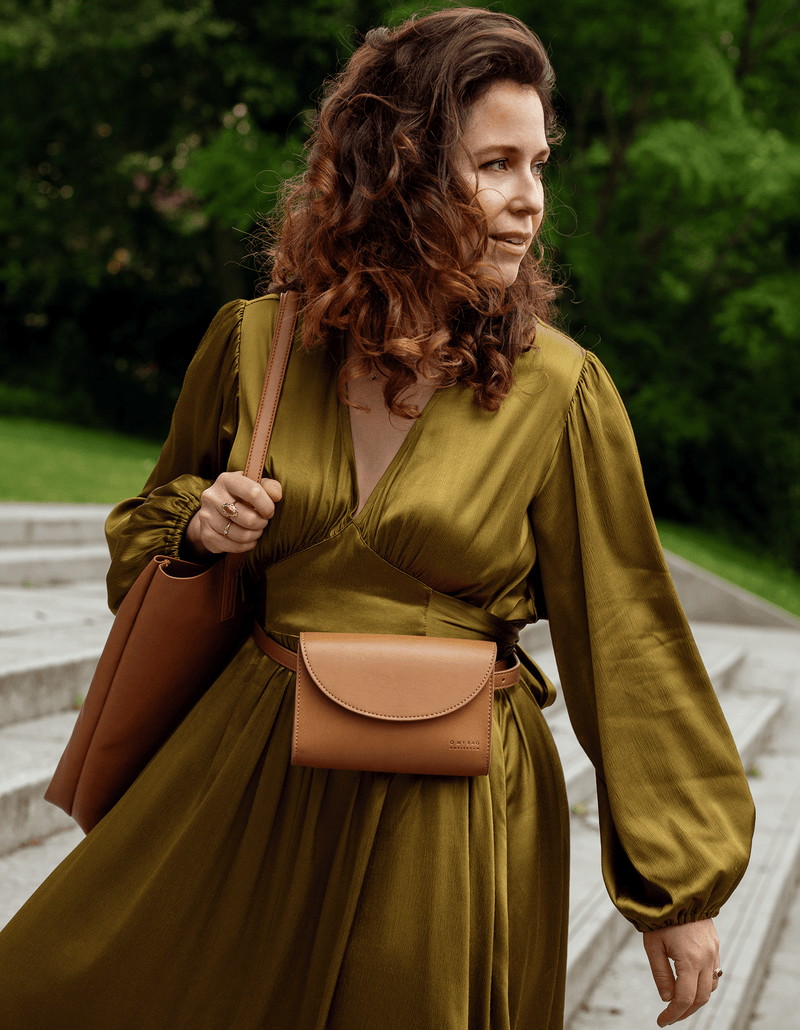 O My Bag Sanne Belt Bag - Cognac Vegan Uppeal™ Cognac / Vegan Uppeal™