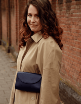 Immaculate Vegan - O My Bag Sanne Apple Leather Vegan Belt Bag | Navy Navy / Vegan Uppeal™