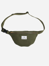 Immaculate Vegan - Souleway Natural Cotton Canvas Bum Bag | Dark Olive Dark Olive