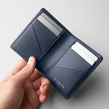 Immaculate Vegan - Oliver Co. London RFID Compact Apple Leather Vegan Note Wallet | Costal Blue Coastal Blue