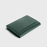 Immaculate Vegan - Oliver Co. London Premium RFID Apple Leather Compact Vegan Wallet | Forest Green Forest Green