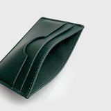 Immaculate Vegan - Oliver Co. London Premium Slim Apple Leather Vegan Cardholder | Forest Green Forest Green