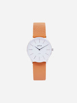 Immaculate Vegan - Votch Solar Classic Appleskin Vegan Leather Watch | Silver & Tan