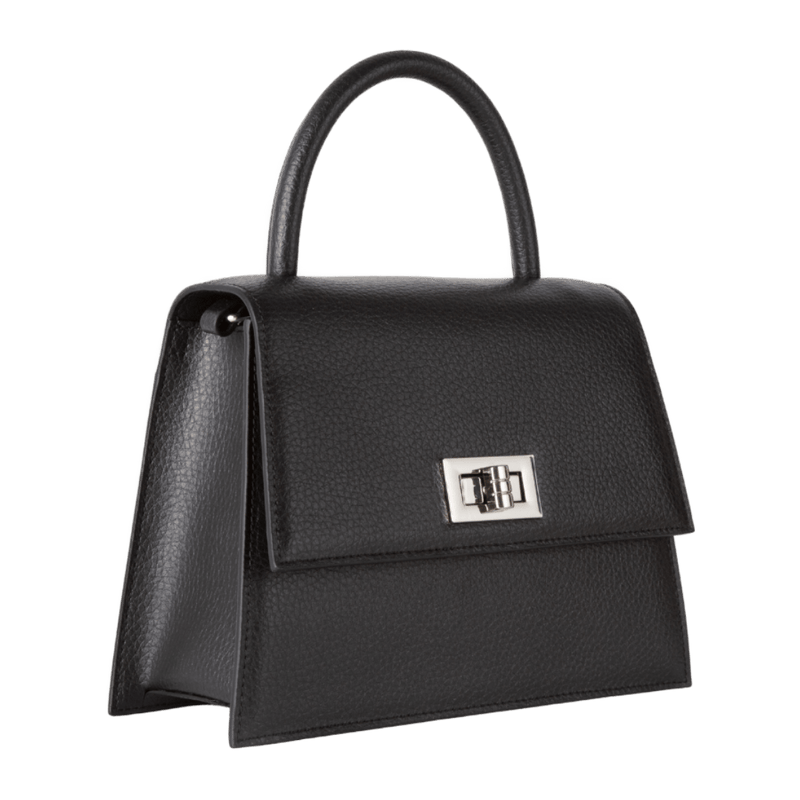 Origyn Origyn 03 - Plant-Based Leather Kelly Bag - Made with MIRUM® Black
