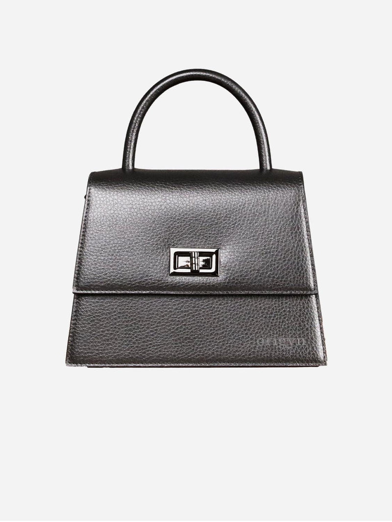 Origyn Origyn 03 MIRUM® Leather Kelly Bag | Black Black