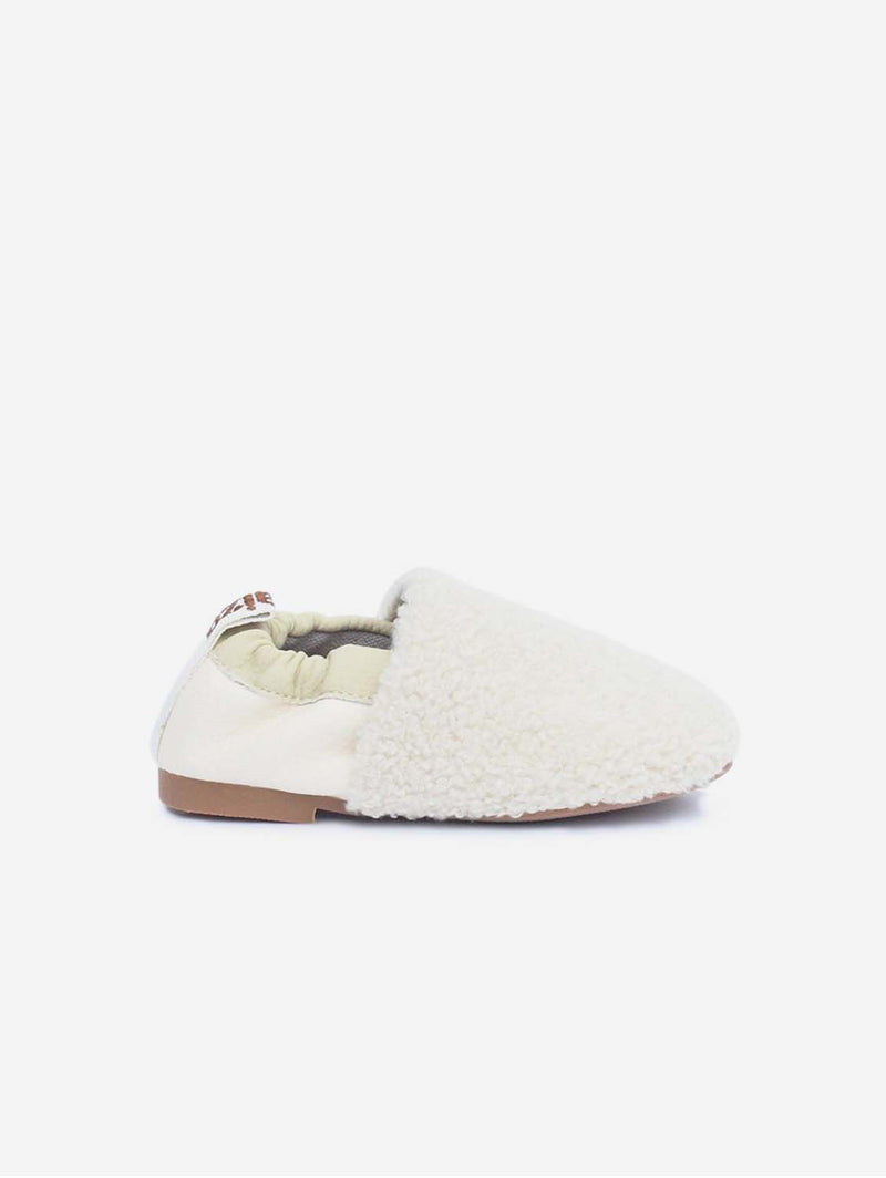 PAIZO ALMA, Cream Slipper Shoe 25 (13.5cm)