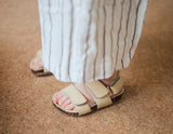 Immaculate Vegan - PAIZO AGAPI, Beige Strappy Sandals