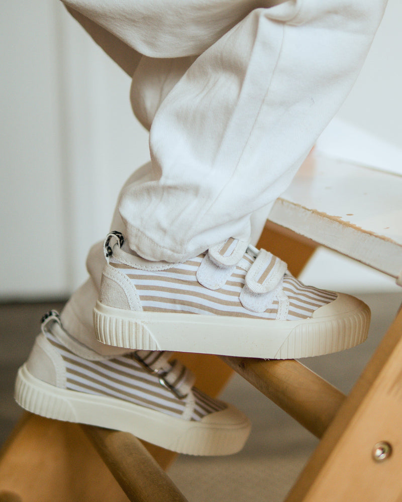 PAIZO SELENE, Stripe Velcro Sneakers