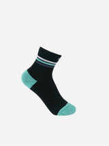 Immaculate Vegan - Peper Harow Quarter Crew Women's Organic Cotton Trainer Socks | Black