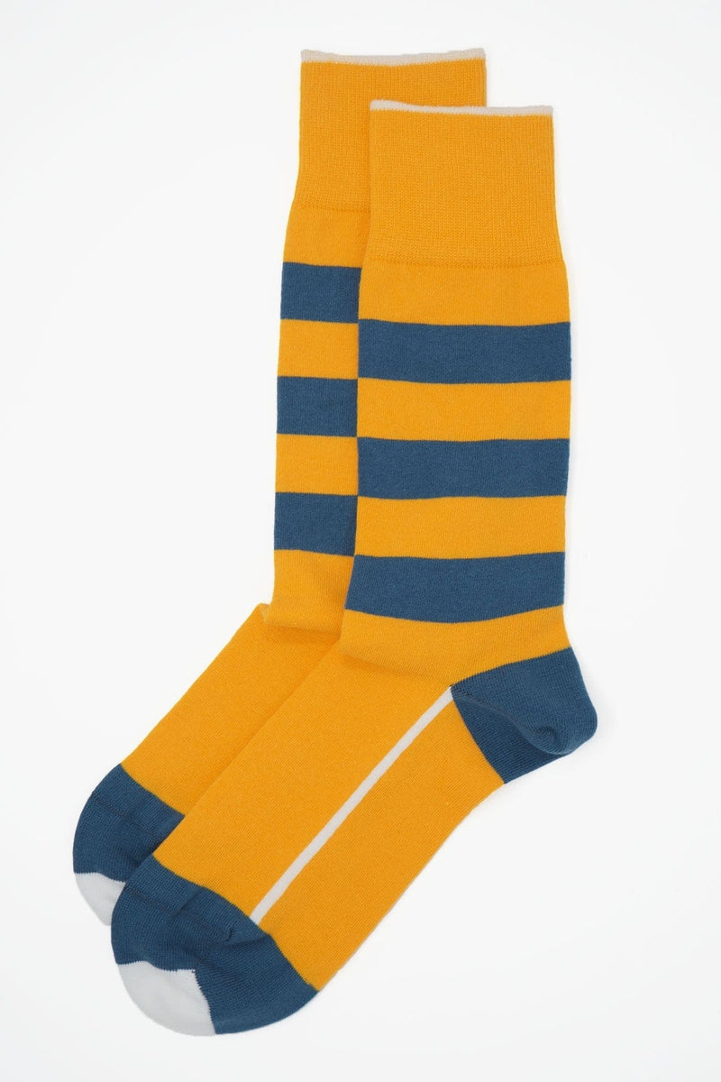 Peper Harow Equilibrium Organic Men's Socks - Yellow