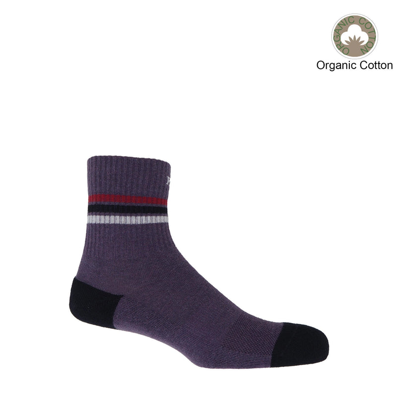 Men’s Organic Cotton Sports Sock Bundle | Purple Multi