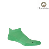 Immaculate Vegan - Men’s Organic Cotton Sport Trainer Sock 3 pack | Green, Red and White