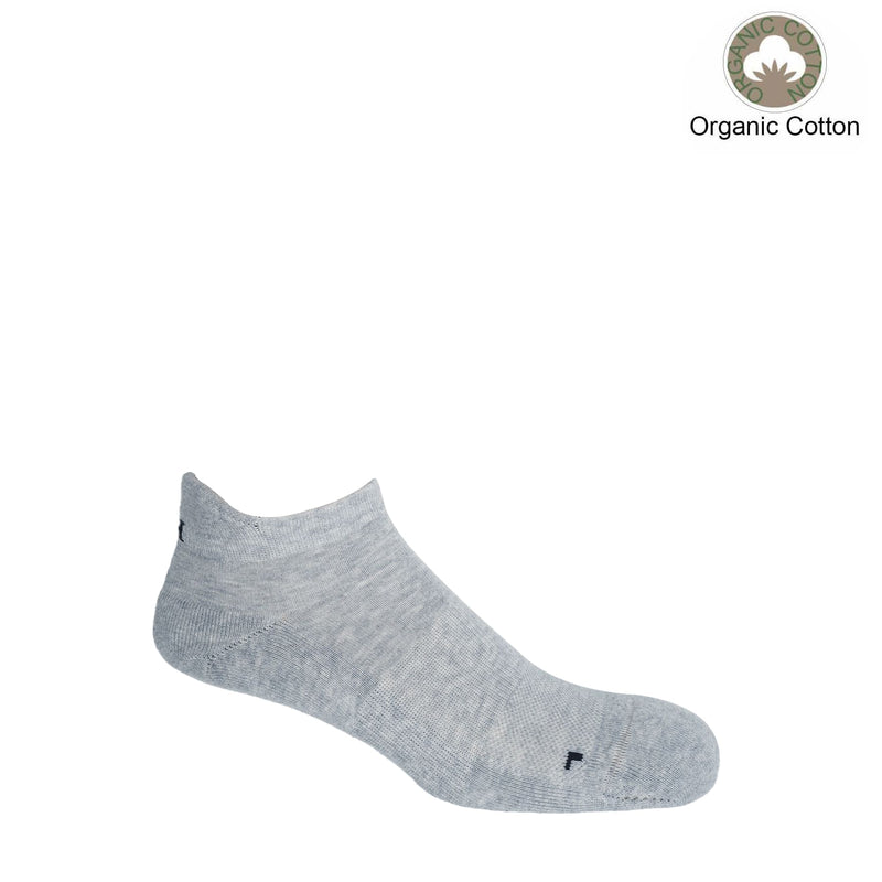Men’s Organic Cotton Trainer Sock Bundle | White & Grey