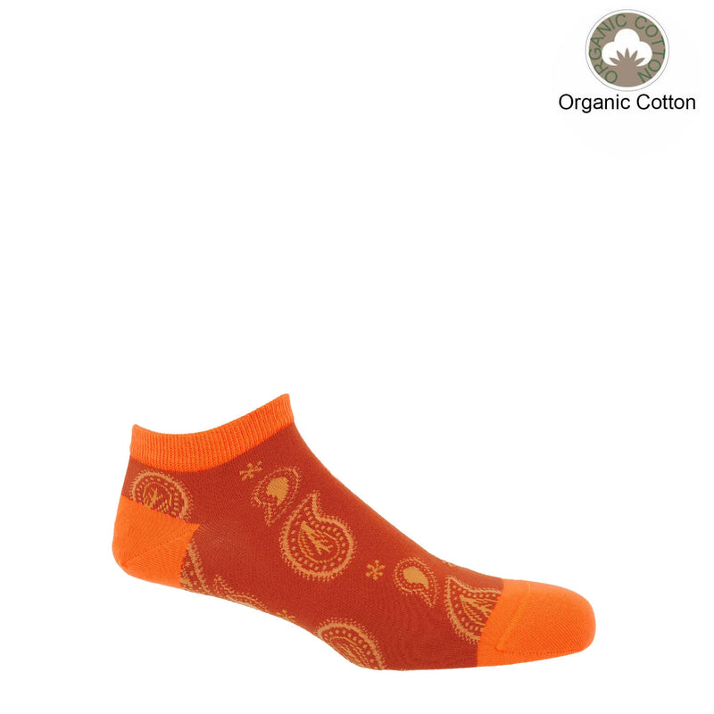 Peper Harow Men’s Orange Trainer Socks Bundle – Organic