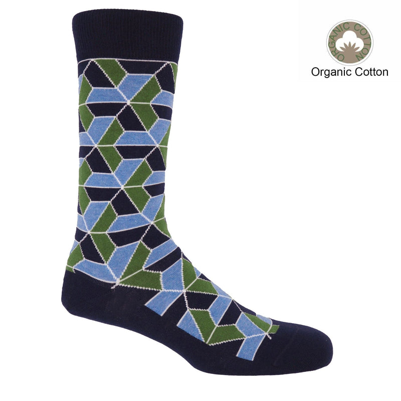 Peper Harow Men's Organic Cotton Sock Bundle | Navy Multi