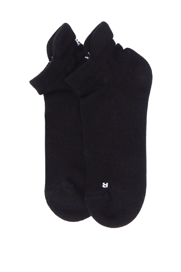 Peper Harow Organic Men's Trainer Sport Socks - Black