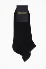 Immaculate Vegan - Peper Harow Organic Men's Trainer Sport Socks - Black