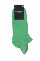 Immaculate Vegan - Peper Harow Organic Men's Trainer Sport Socks - Green