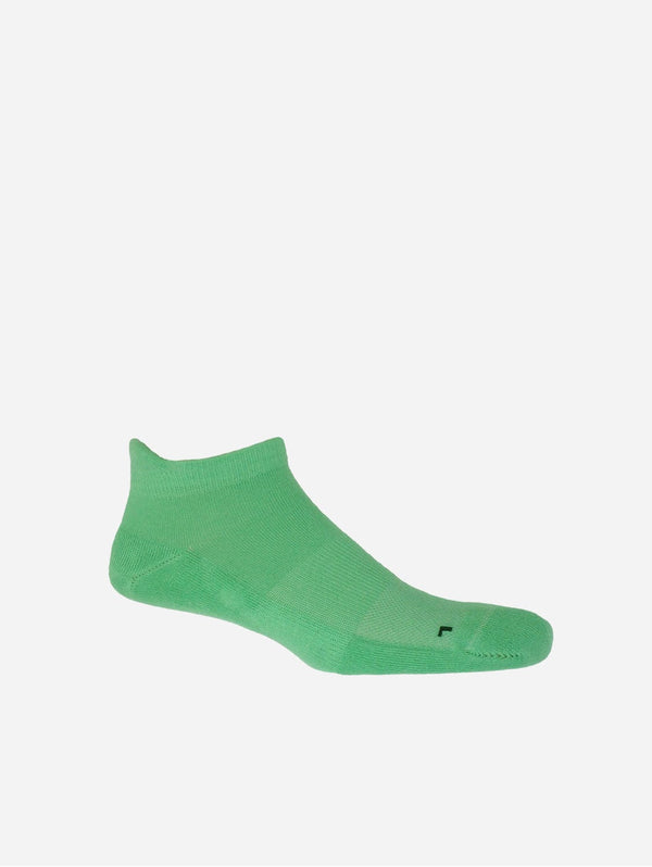 Peper Harow Organic Cotton Men's Trainer Socks | Green