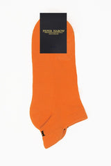 Immaculate Vegan - Peper Harow Organic Men's Trainer Sport Socks - Orange