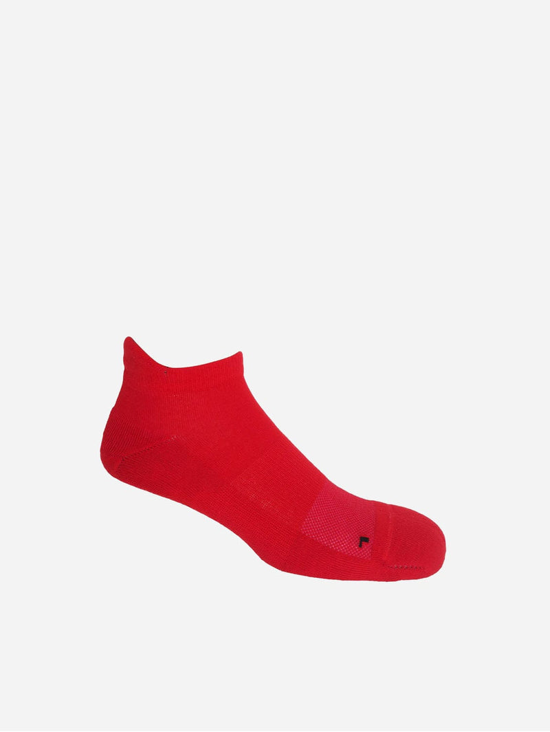 Peper Harow Organic Cotton Men's Trainer Socks | Red