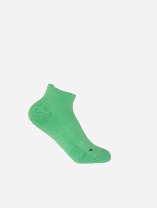 Peper Harow Organic Cotton Women's Trainer Socks | Green