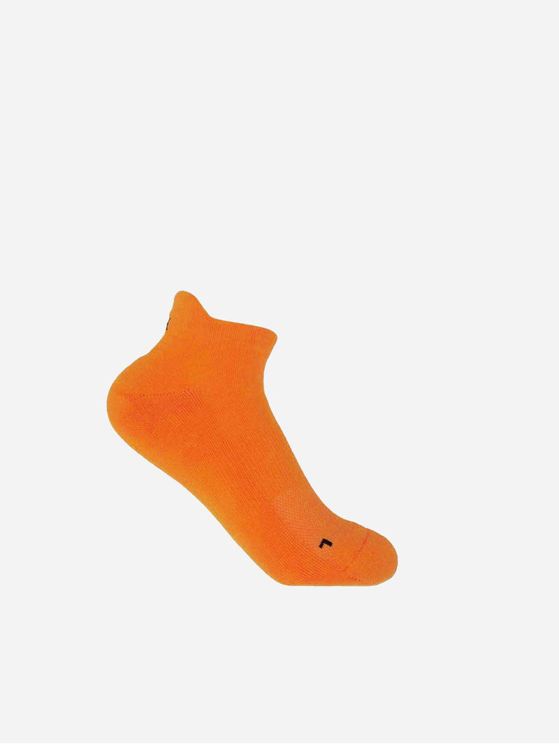 Peper Harow Organic Cotton Women's Trainer Socks | Orange