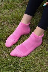 Immaculate Vegan - Peper Harow Organic Women's Trainer Sport Socks - Pink